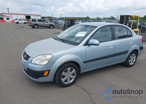 2008 Kia Rio Lx из США, поврежденный, VIN KNADE123586342565